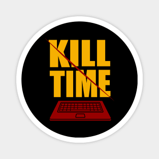 Kill Bill Inspired Techie Computer Parody For Gadget Lovers Magnet